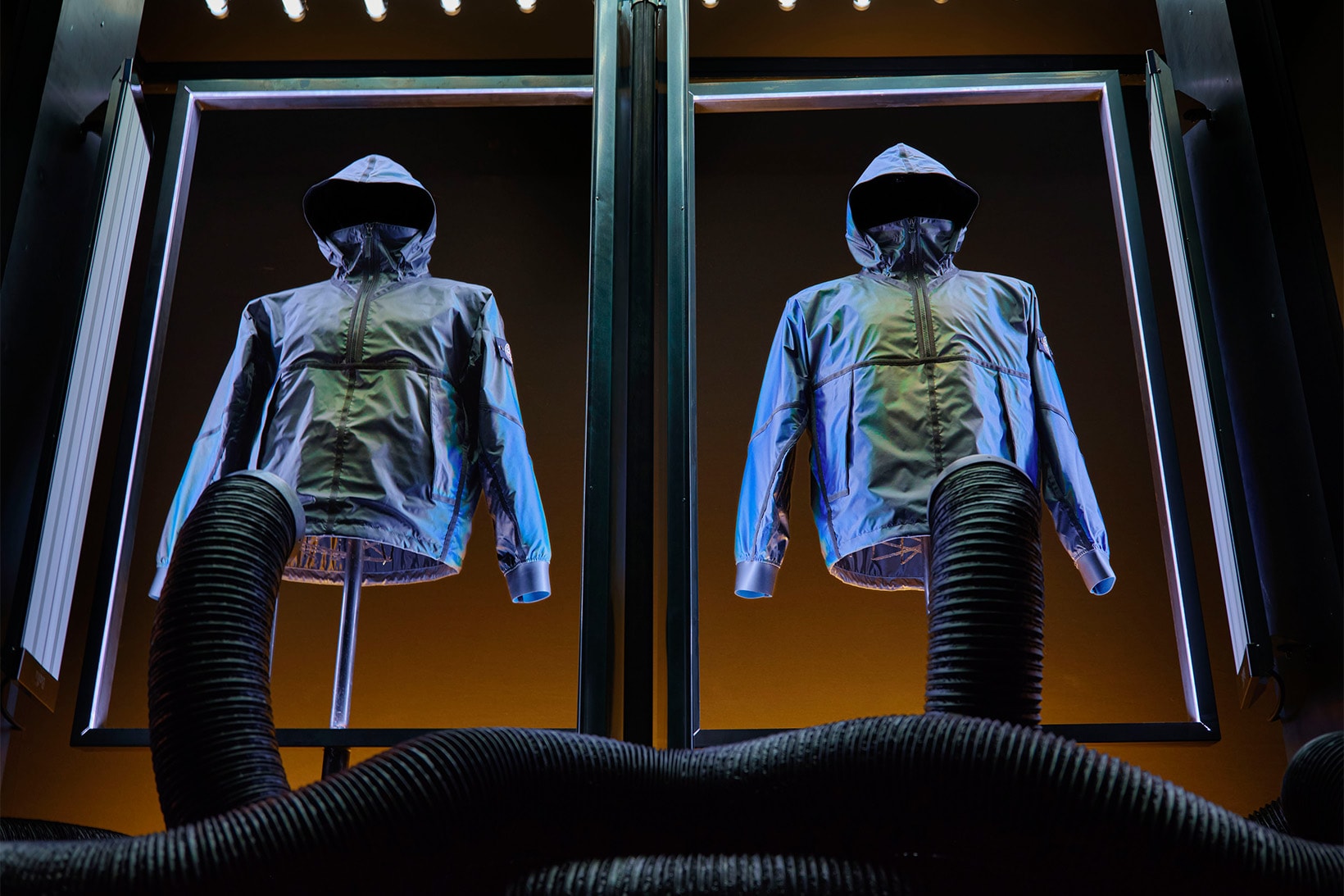 stone island prototype research series seven collection installation release