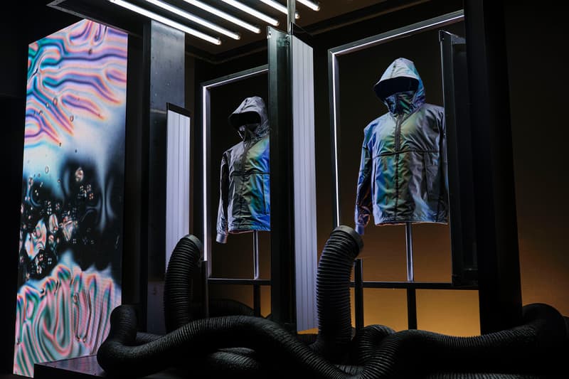 stone island prototype research series seven collection installation release