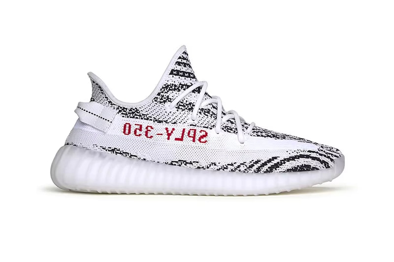 adidas yeezy sneaker 350 grey white black 