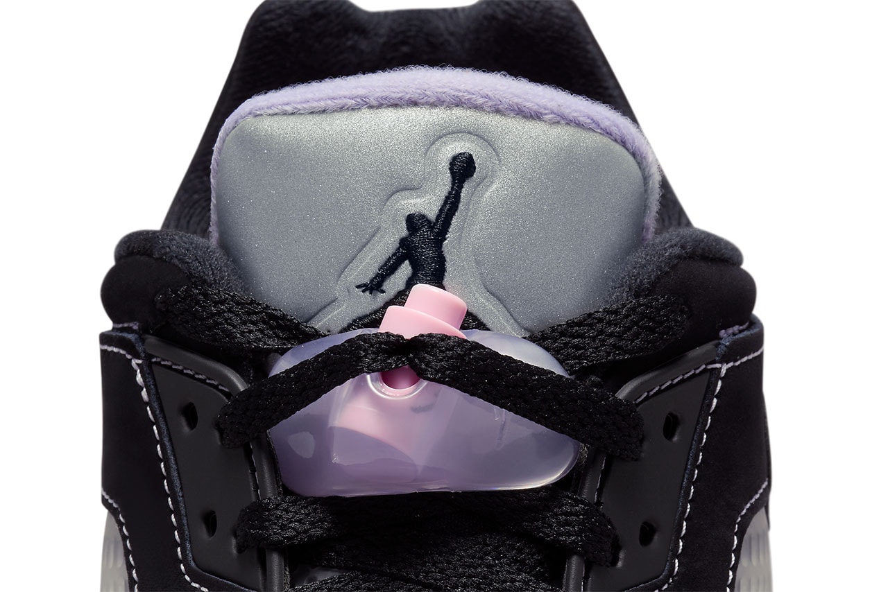 nike air jordan low sneaker cotton candy black purple lilac