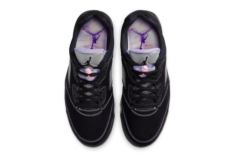 nike air jordan low sneaker cotton candy black purple lilac