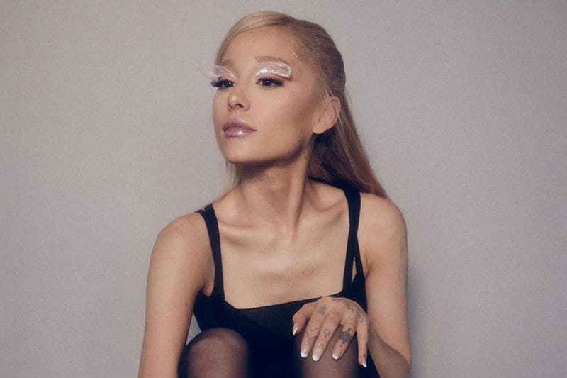 Ariana Grande's Flawless Eyeliner Application Almost Made Us Miss the Reveal of Her New "Baby Bangs"