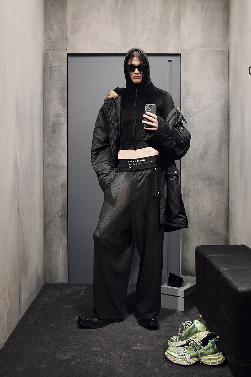 balenciaga fall 2023 collection coats jackets trousers bags