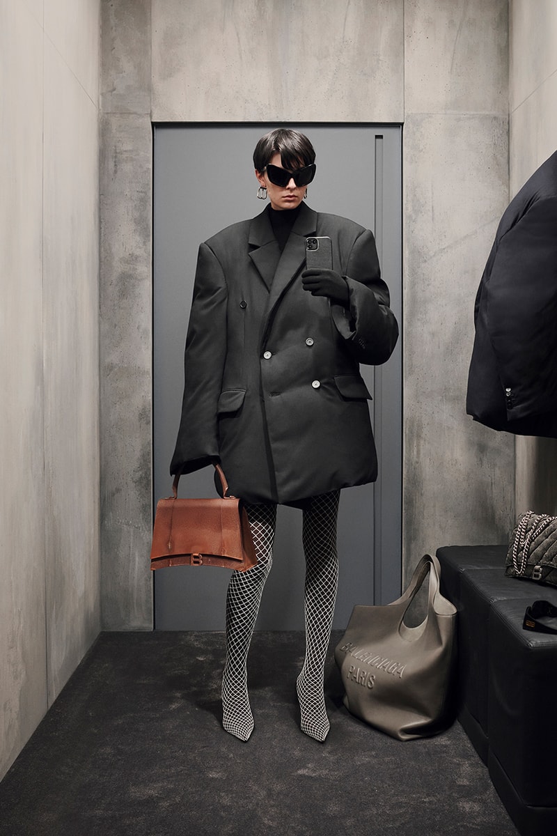 balenciaga fall 2023 collection coats jackets trousers bags