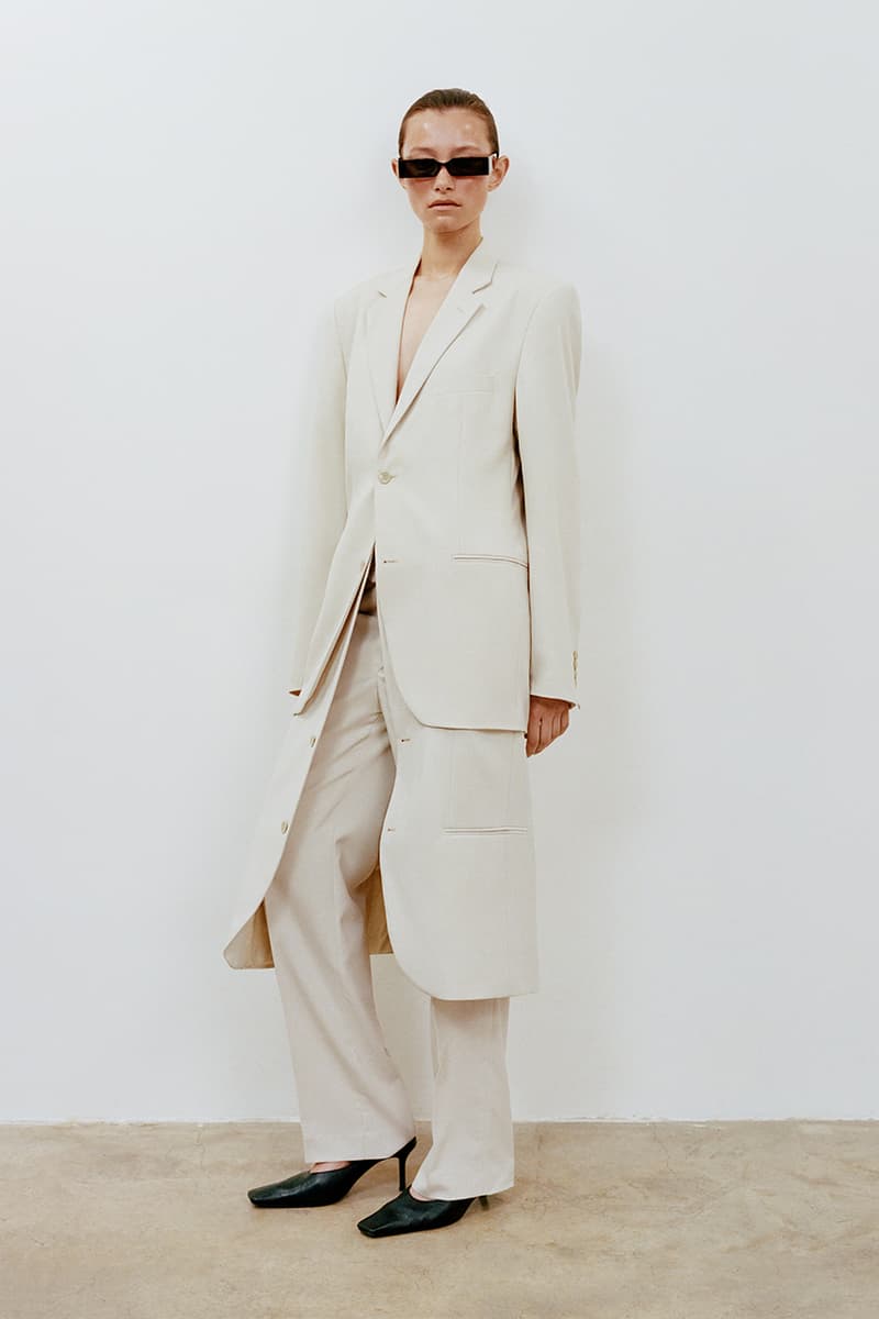 better spring summer 2023 collection lookbook out of office upcycling suits dresses skirts