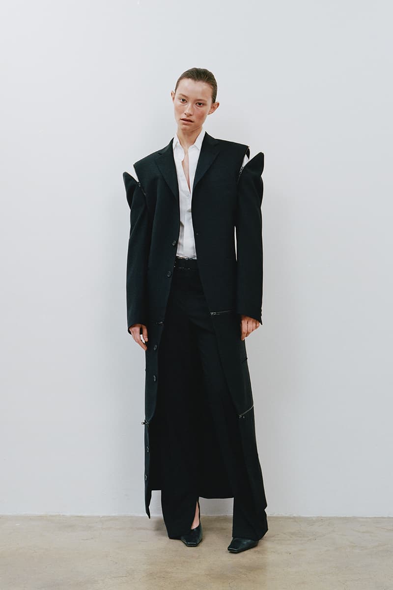 better spring summer 2023 collection lookbook out of office upcycling suits dresses skirts