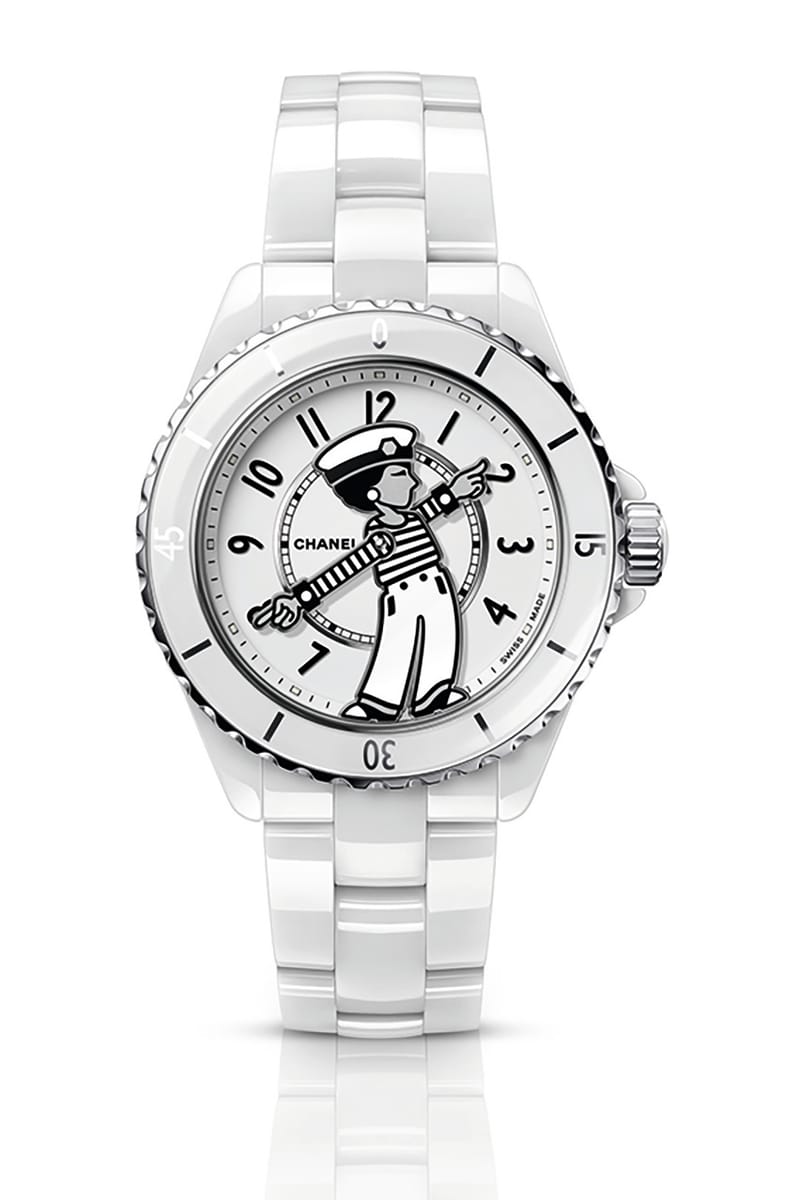 Second Hand Lady's Chanel J12 Watch - White