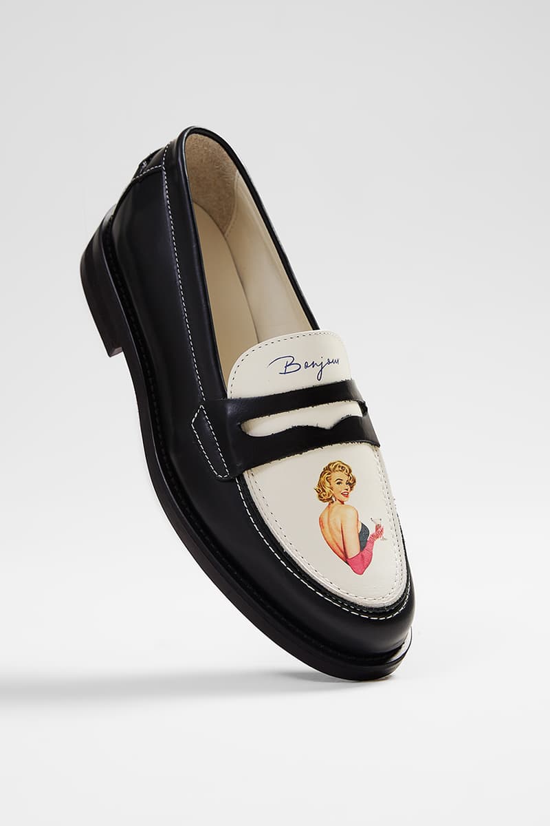 duke dexter penny loafers parisian prints cherry kiss