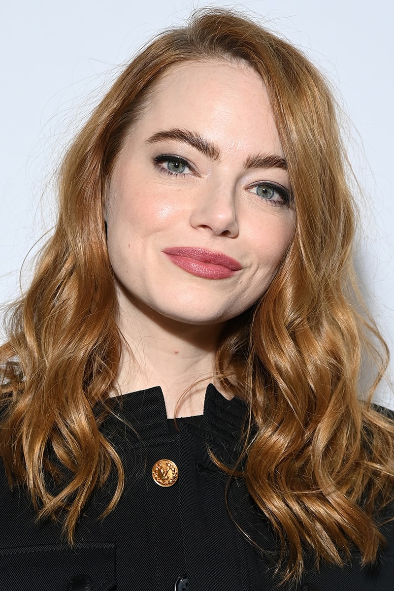 Emma Stone looks unrecognisable after black hair transformation