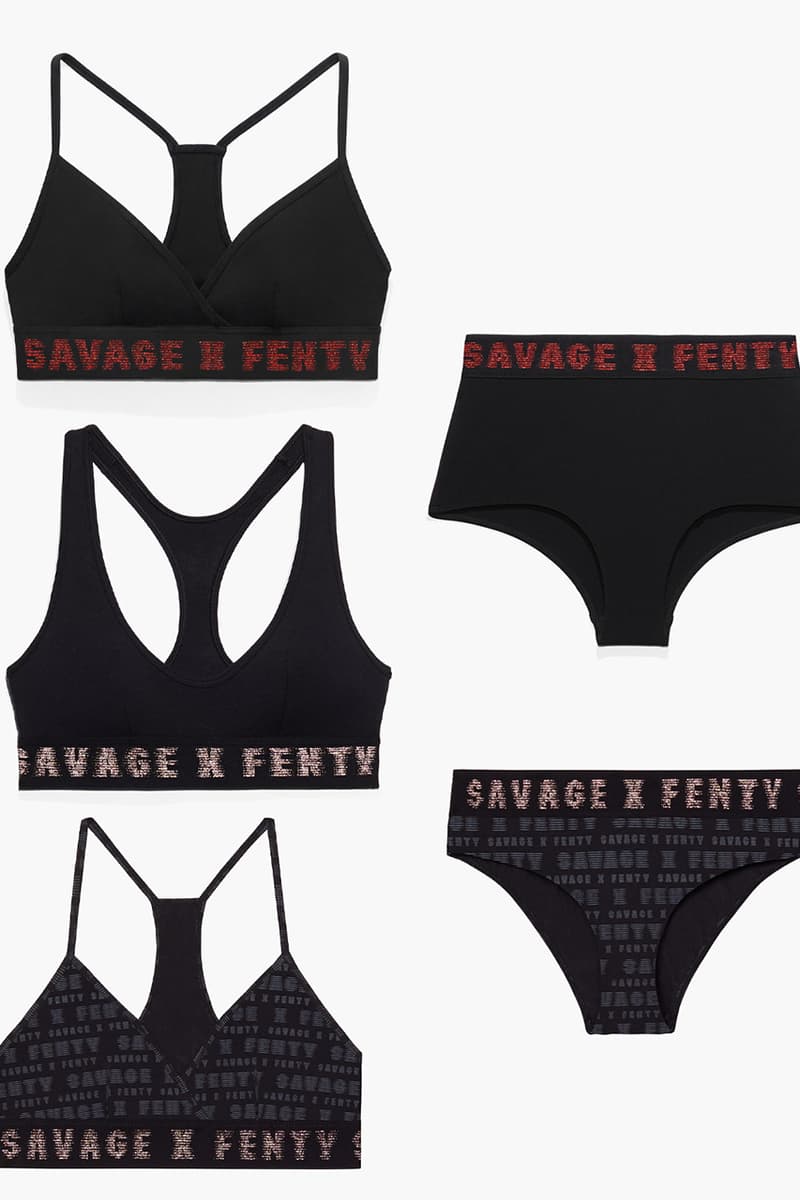 rihanna savage fenty lingerie underwear bras lace knickers