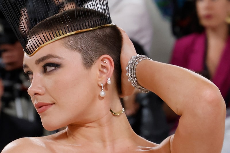 Florence Pugh Met Gala Buzz Haircut Hairstyle Valentino Photos Instagram