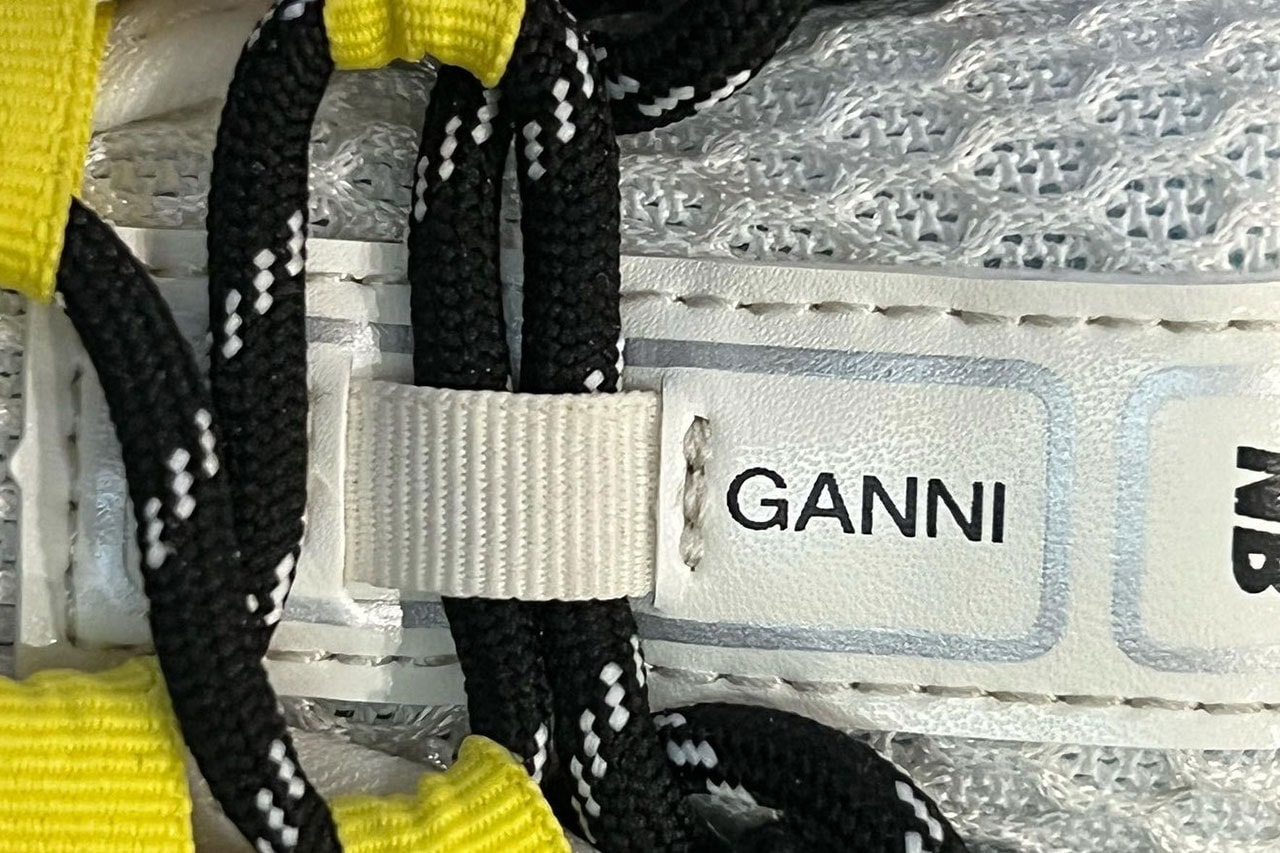 ganni new balance 1906 sneaker white blue