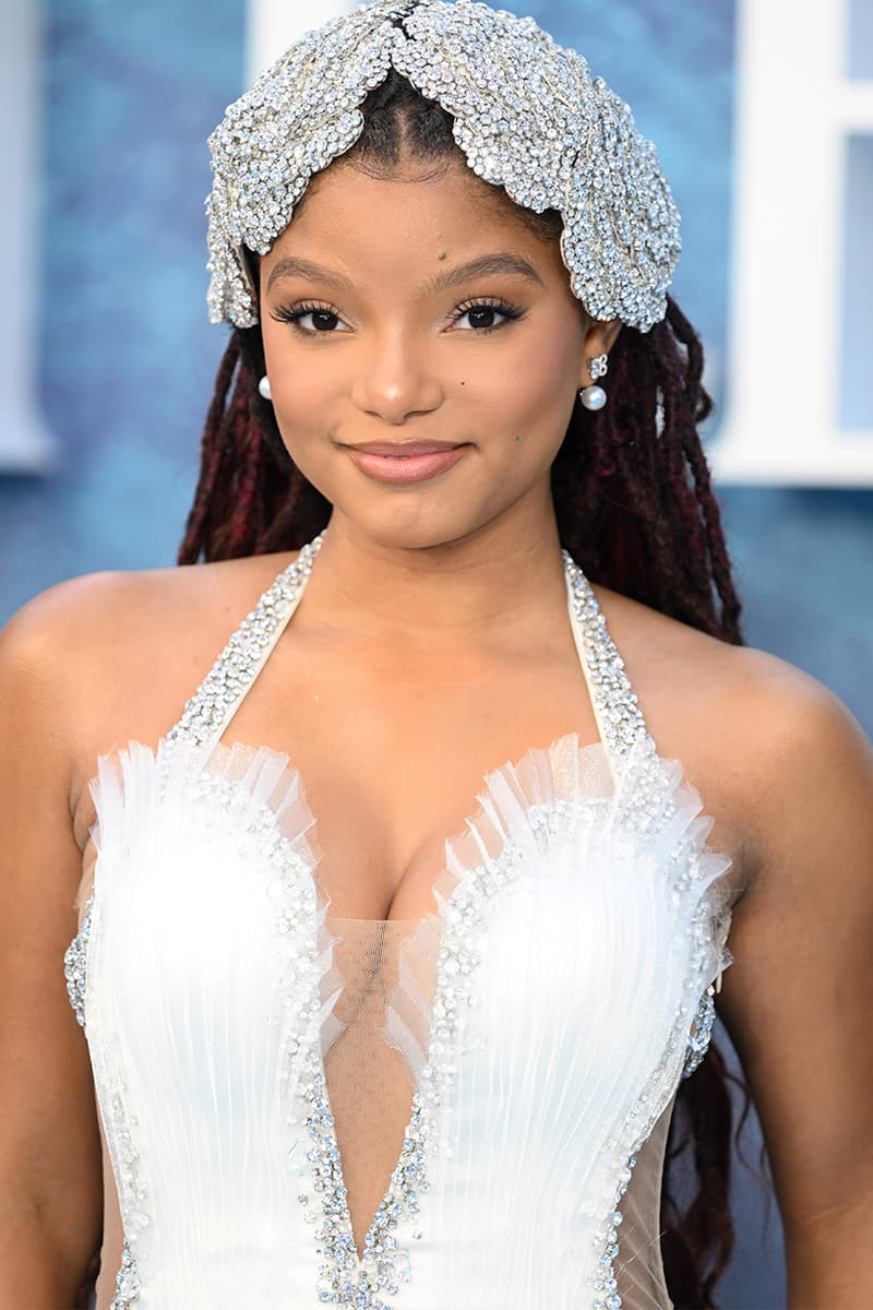 Halle Bailey Little Mermaid Red Dreadlocks Hairstyle Natural Hair 