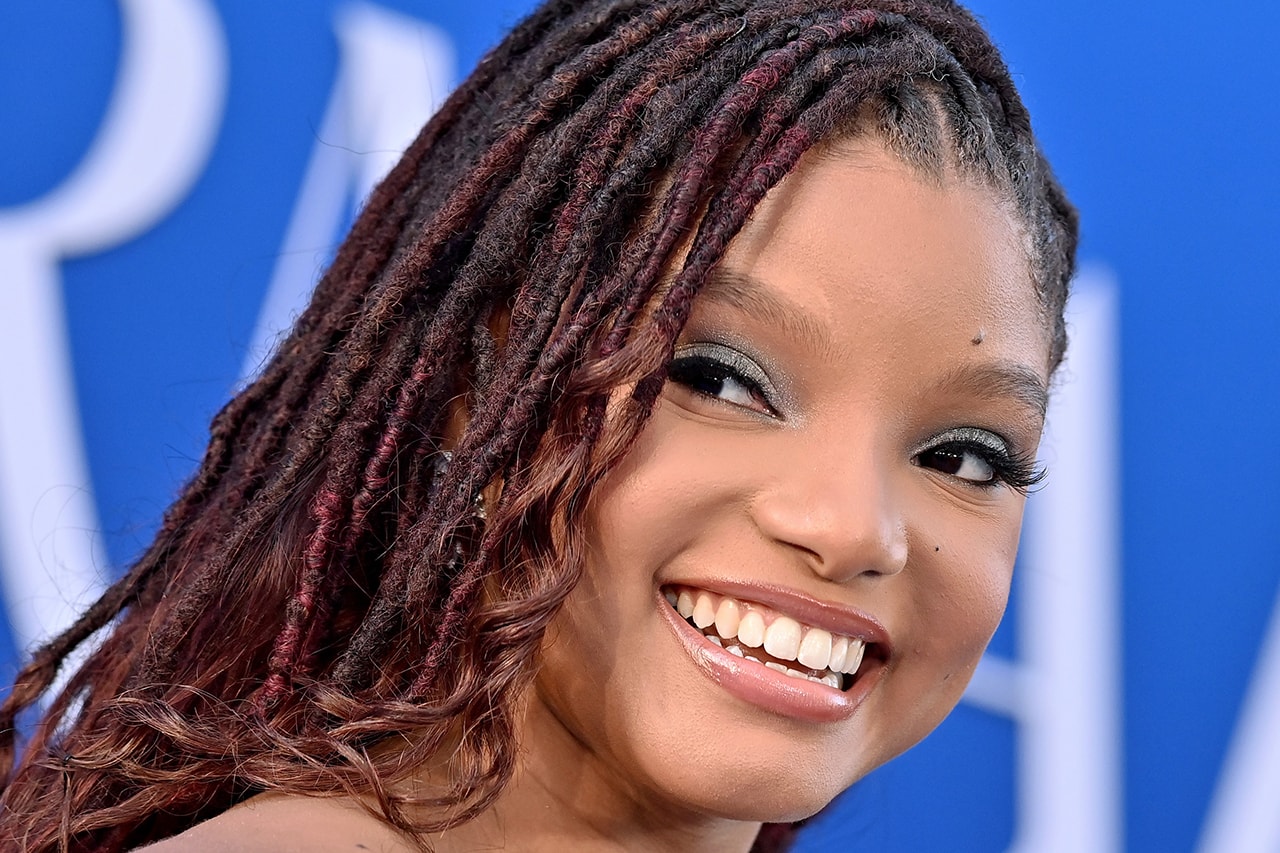 Halle Bailey The Little Mermaid Manicure Nails Nail Art Los Angeles Premiere 