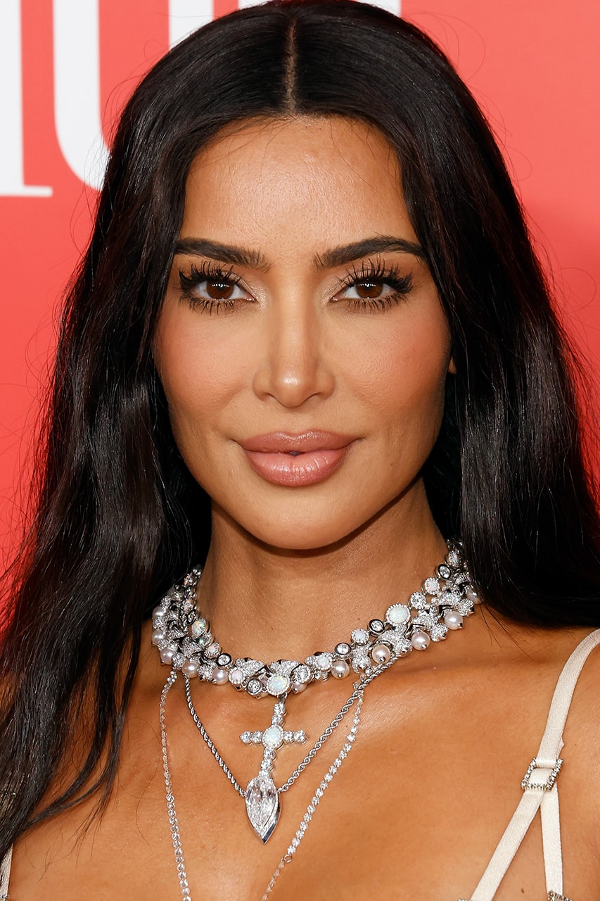Kim Kardashian The Little Mermaid Waterfall bangs hairstyle trends photos