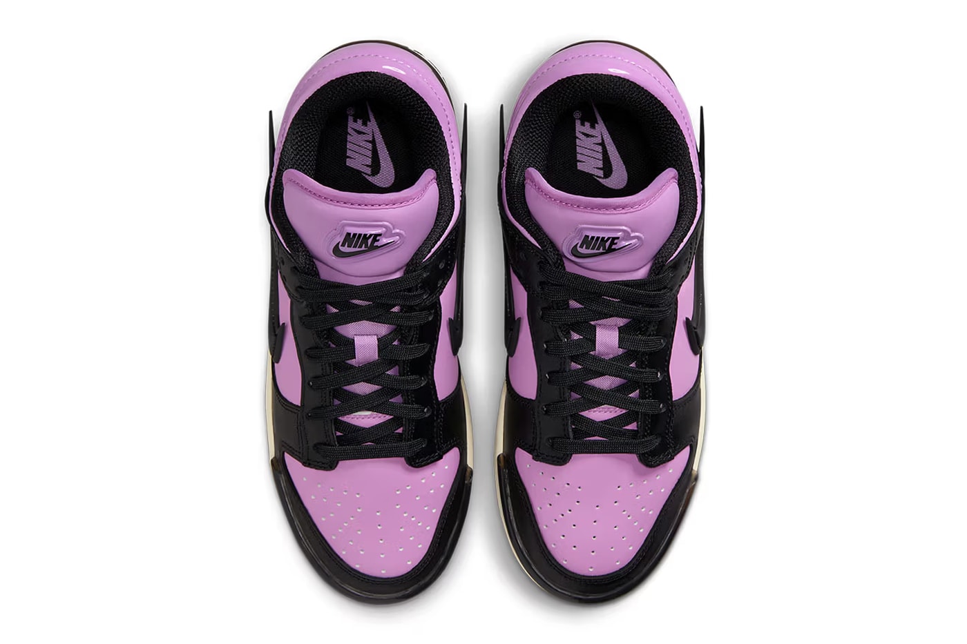nike dunk low twist sneaker fuchsia color purple black