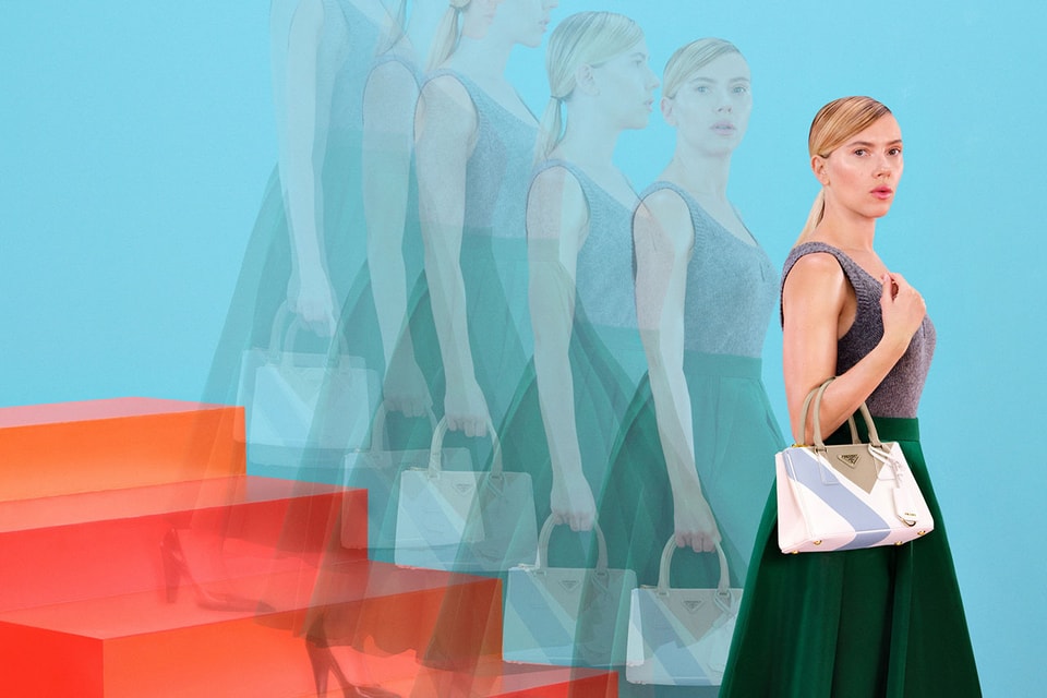 Scarlett Johansson Stars in New Prada Galleria Handbag Campaign