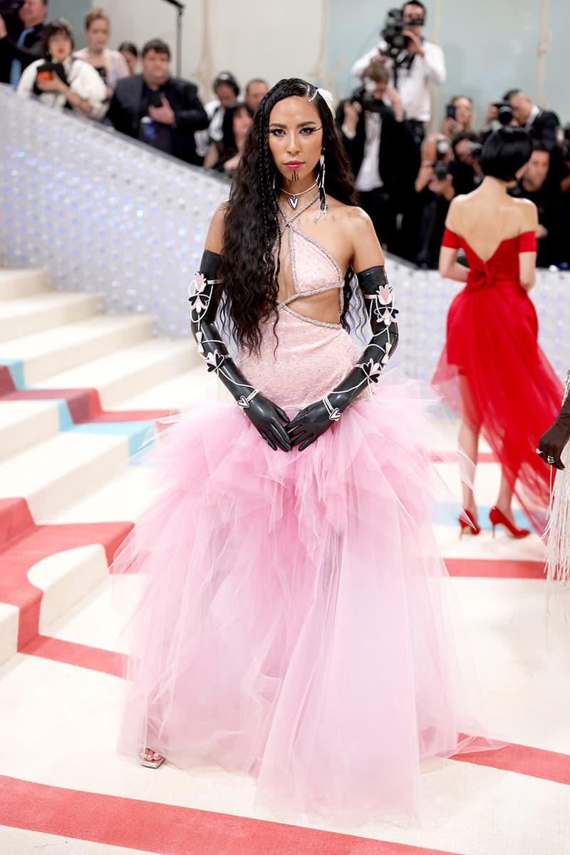 quannah chasinghorse karl lagerfeld met gala prabal gurung pink dress islamophobic fatphobic #metoo controversy 