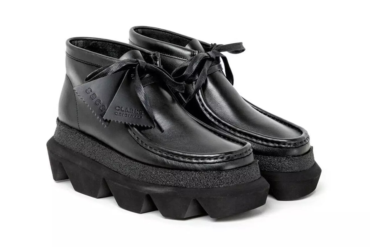 sacai clarks originals wallabee collection mid-sole boots footwear japan exclusive release
