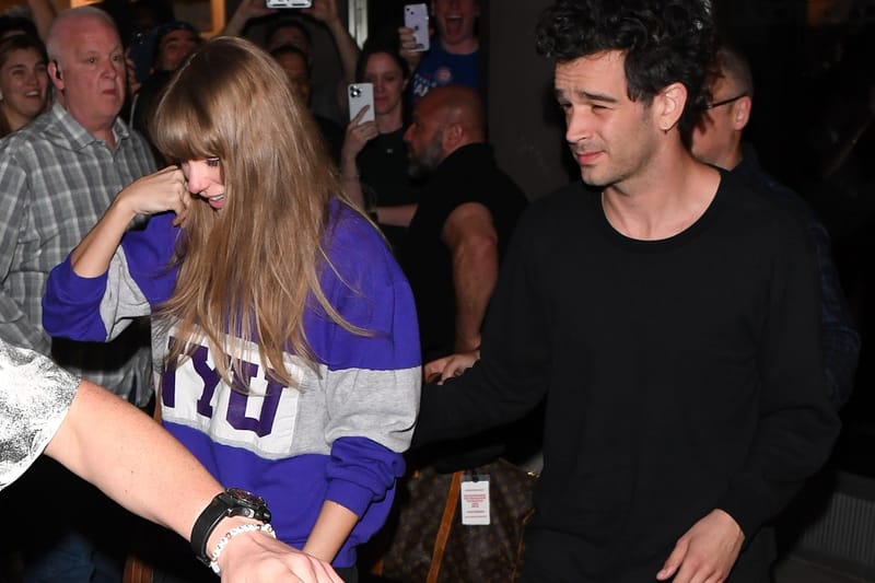 Taylor Swift and Matty Healy Leave a NYC Recording Studio for Date Night