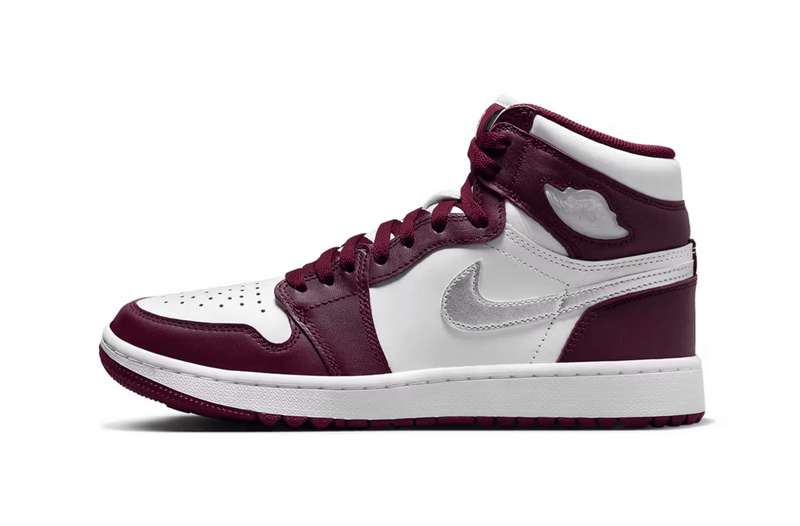 air jordan 1 g sneaker high basketball bordeaux wine red golf