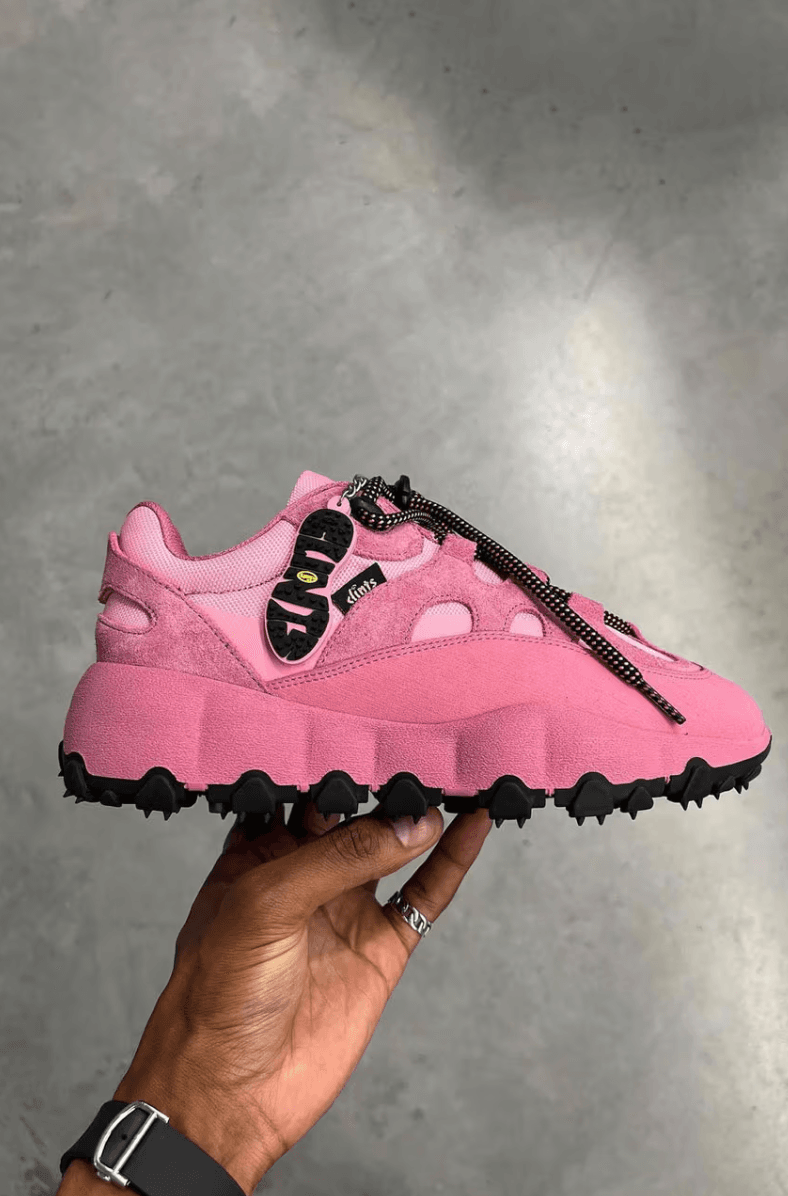 clints manchester streetwear sneakers pink shoe trainers