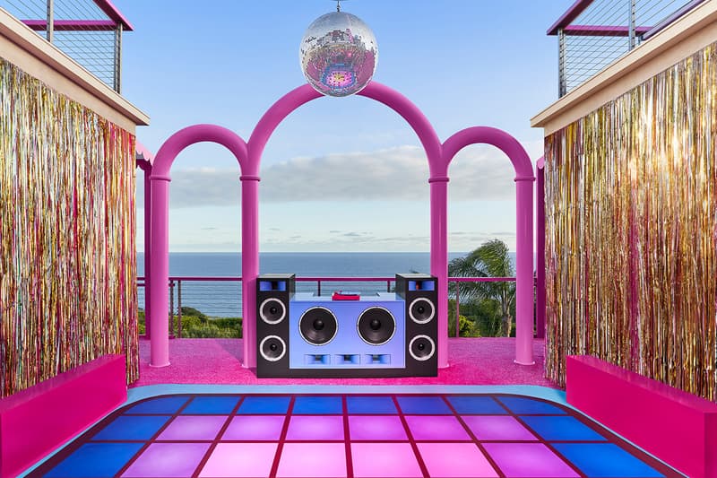 barbie dreamhouse airbnb rent stay hotel pink theme