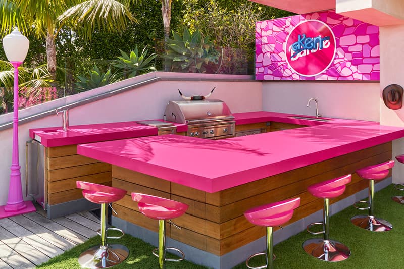 barbie dreamhouse airbnb rent stay hotel pink theme