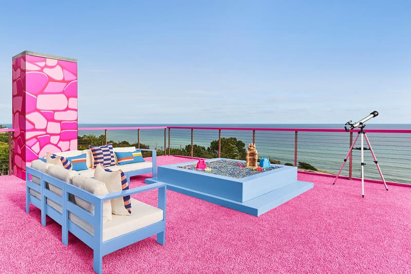 barbie dreamhouse airbnb rent stay hotel pink theme