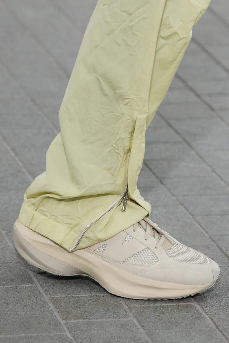 auralee new balance spring summer 2024 collaboration sneakers paris fashion week