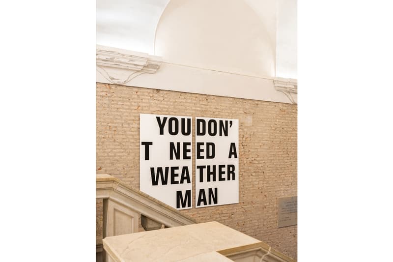 fondazione prada everybody talks about the weather exhibition details