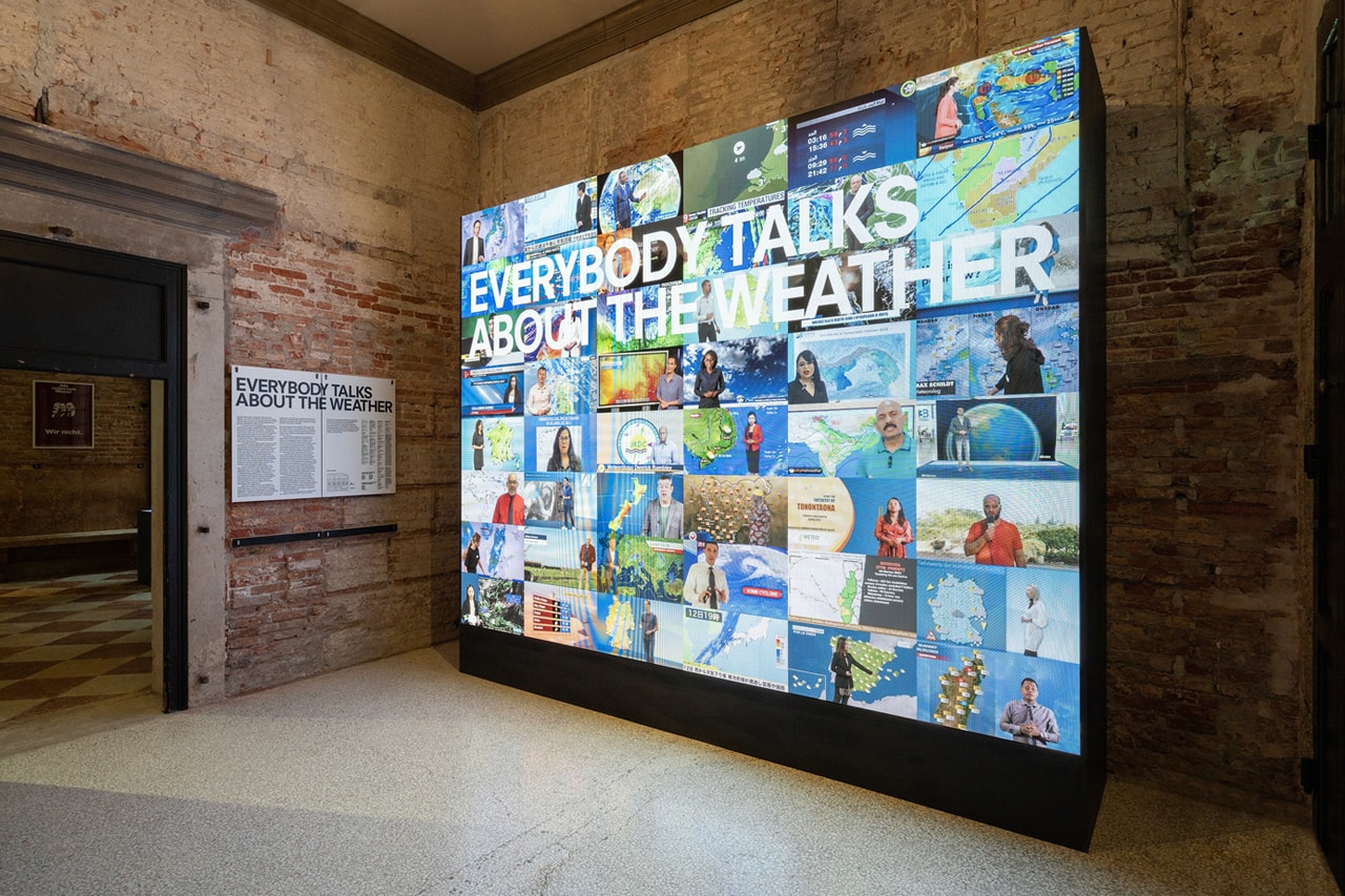 fondazione prada everybody talks about the weather exhibition details