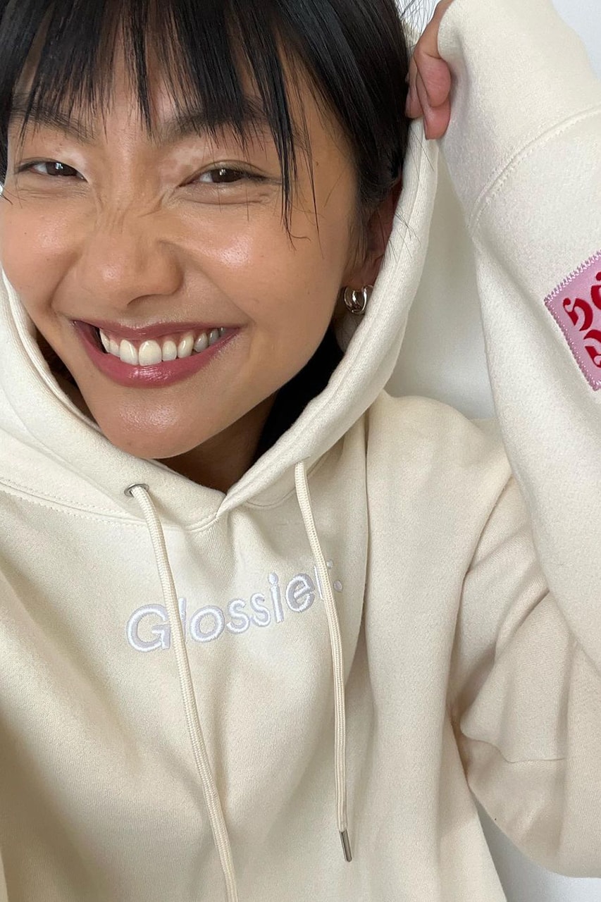 Glossier Limited Edition Cream Hoodie