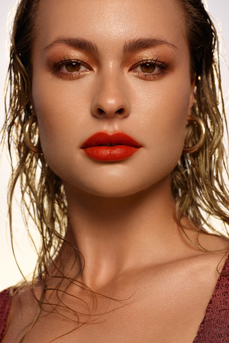 hunza g rosie huntington whiteley swimwear collaboration blush cream lip colors