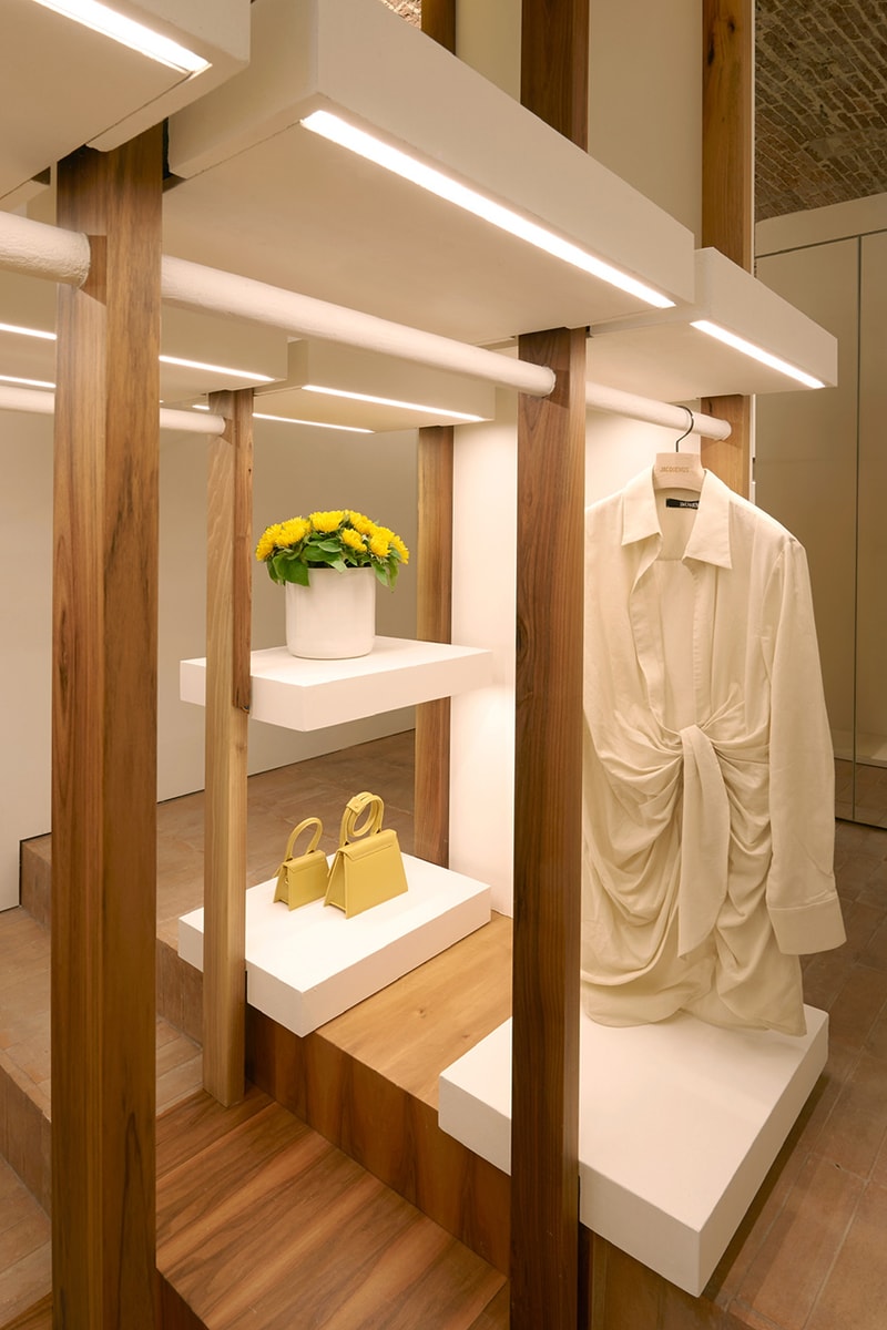 jacquemus portofino italy green shop pop up store collection