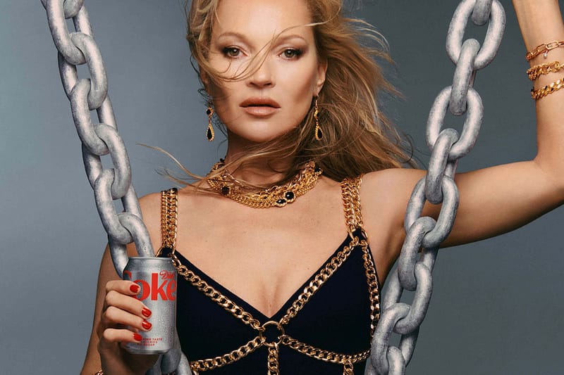 Kate Moss Takes a Trip to the '90s for Her Diet Coke Comeback