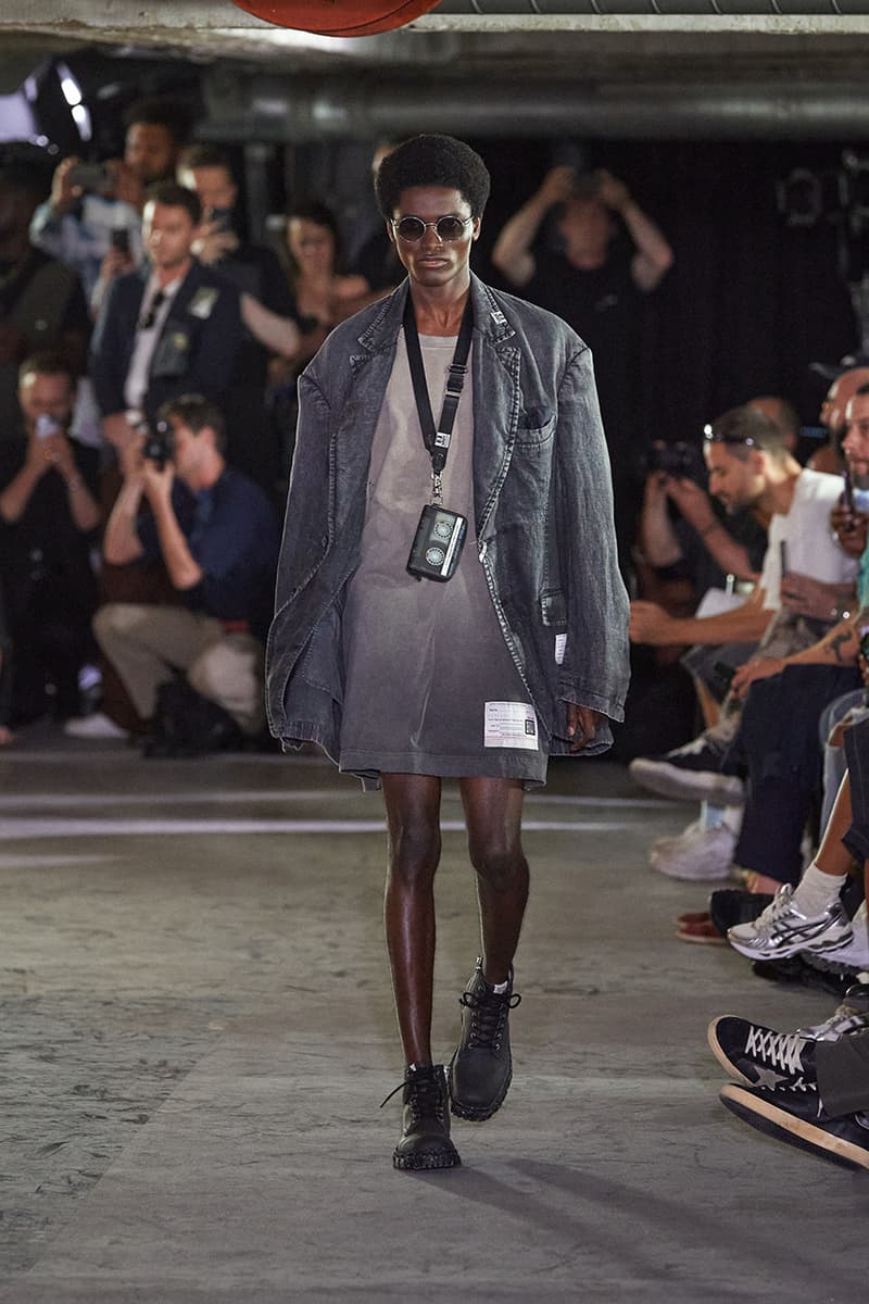 maison mihara yasuhiro spring/summer 2024 runway lo-fi music lookbooks paris fashion week 