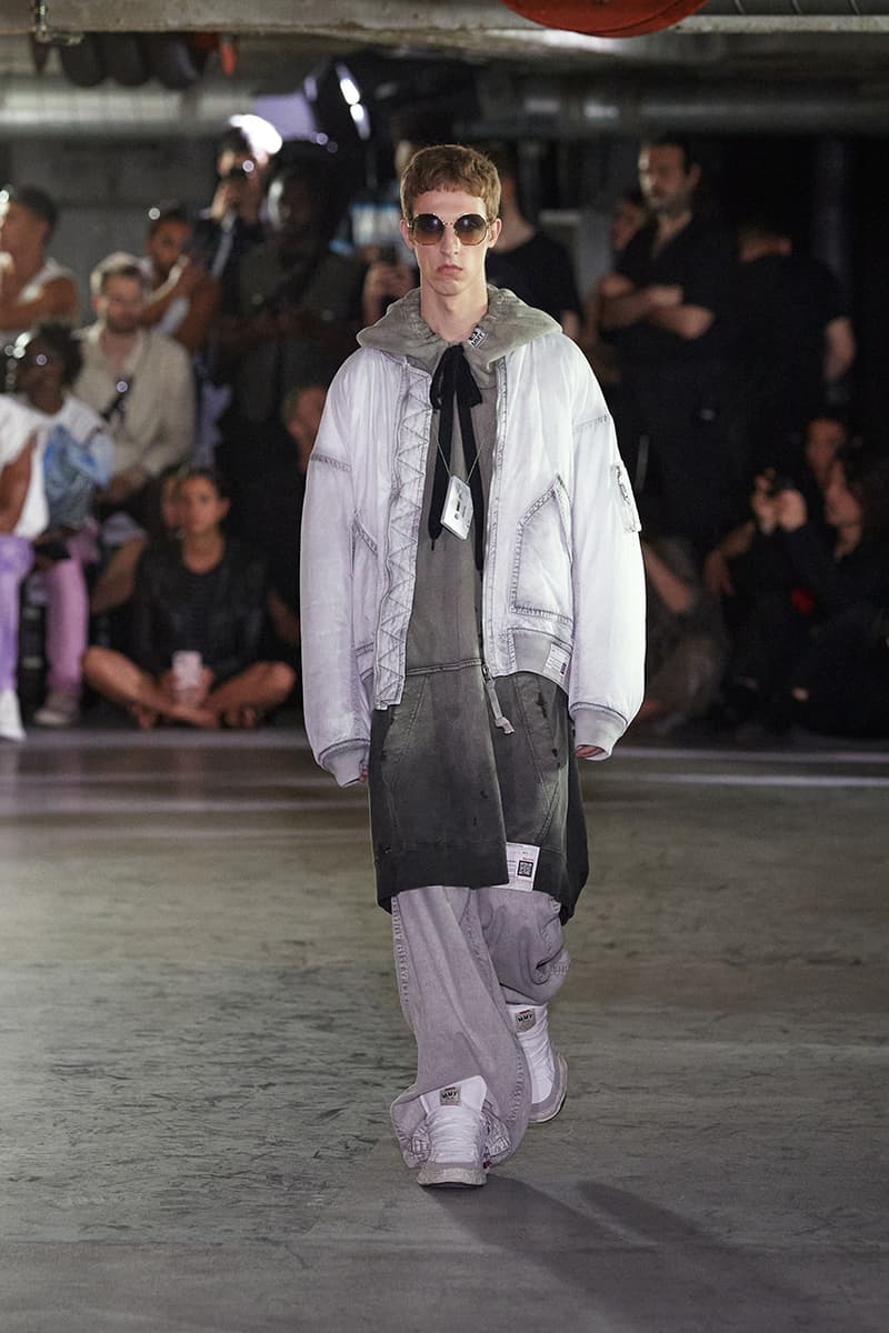 maison mihara yasuhiro spring/summer 2024 runway lo-fi music lookbooks paris fashion week 