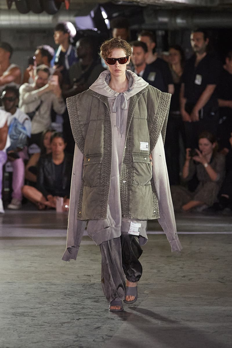 maison mihara yasuhiro spring/summer 2024 runway lo-fi music lookbooks paris fashion week 