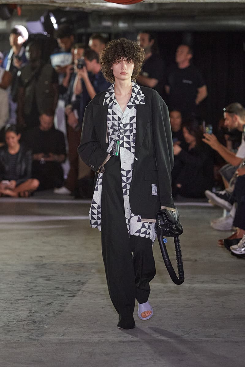 maison mihara yasuhiro spring/summer 2024 runway lo-fi music lookbooks paris fashion week 