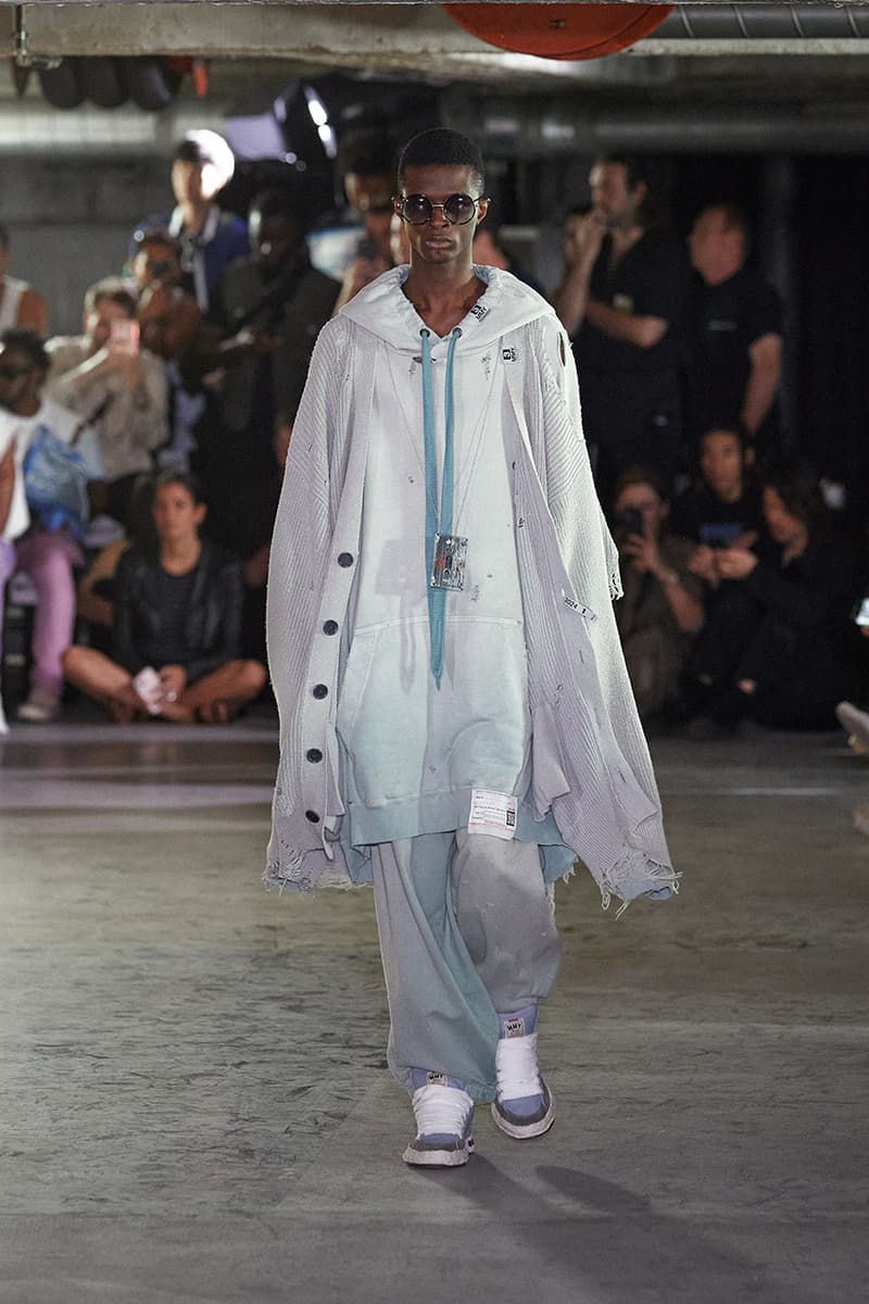 maison mihara yasuhiro spring/summer 2024 runway lo-fi music lookbooks paris fashion week 