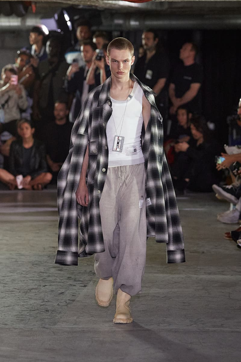 maison mihara yasuhiro spring/summer 2024 runway lo-fi music lookbooks paris fashion week 