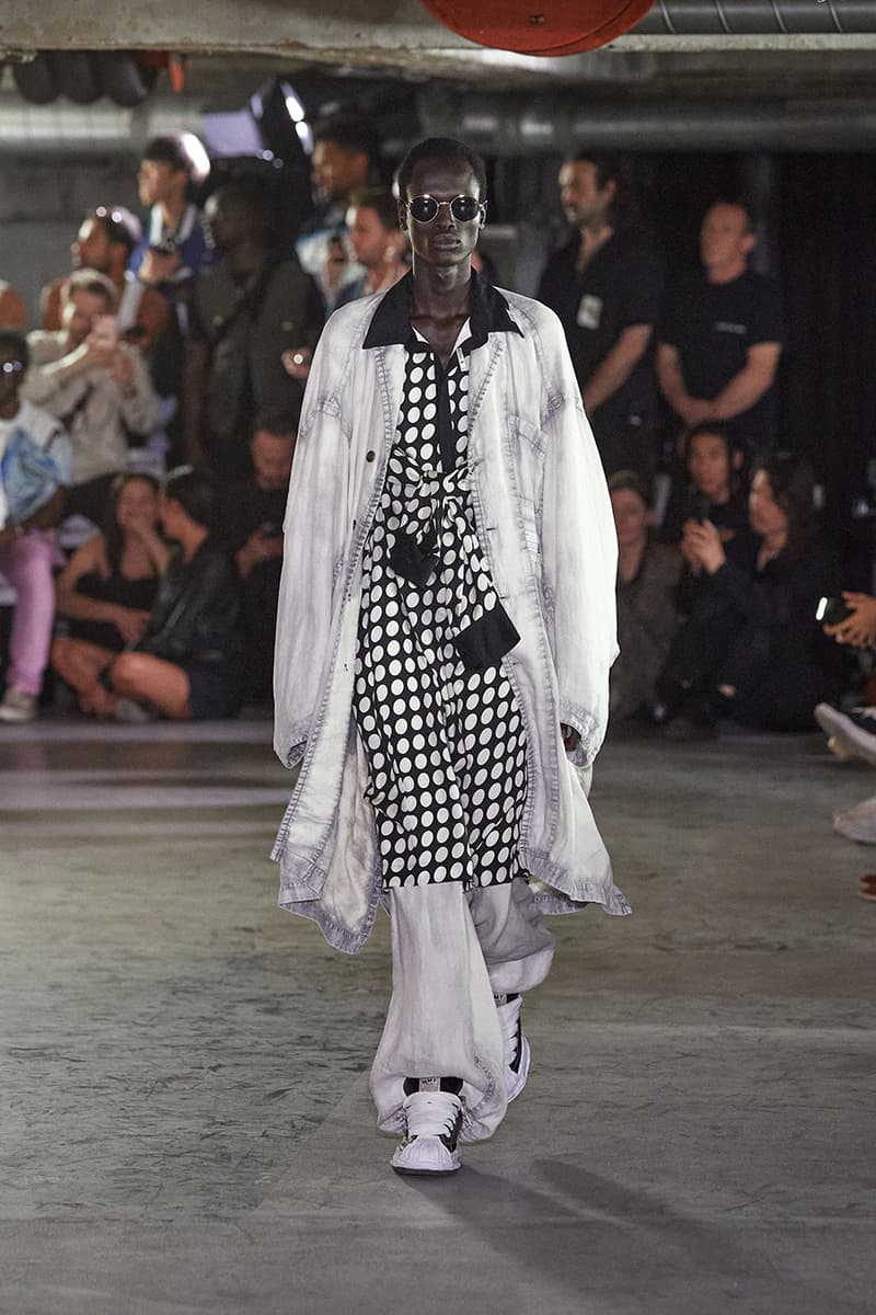 maison mihara yasuhiro spring/summer 2024 runway lo-fi music lookbooks paris fashion week 