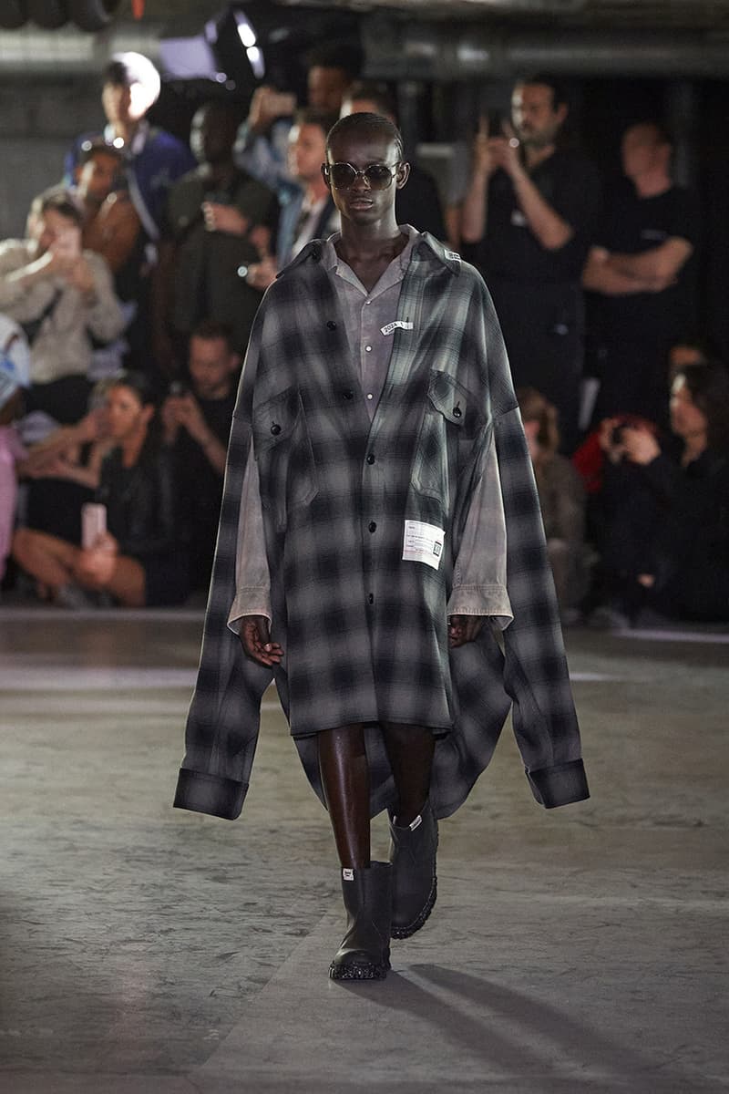 maison mihara yasuhiro spring/summer 2024 runway lo-fi music lookbooks paris fashion week 