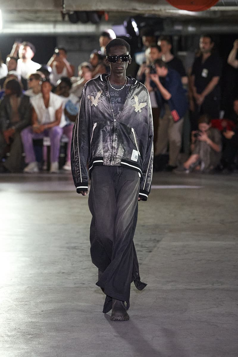 maison mihara yasuhiro spring/summer 2024 runway lo-fi music lookbooks paris fashion week 