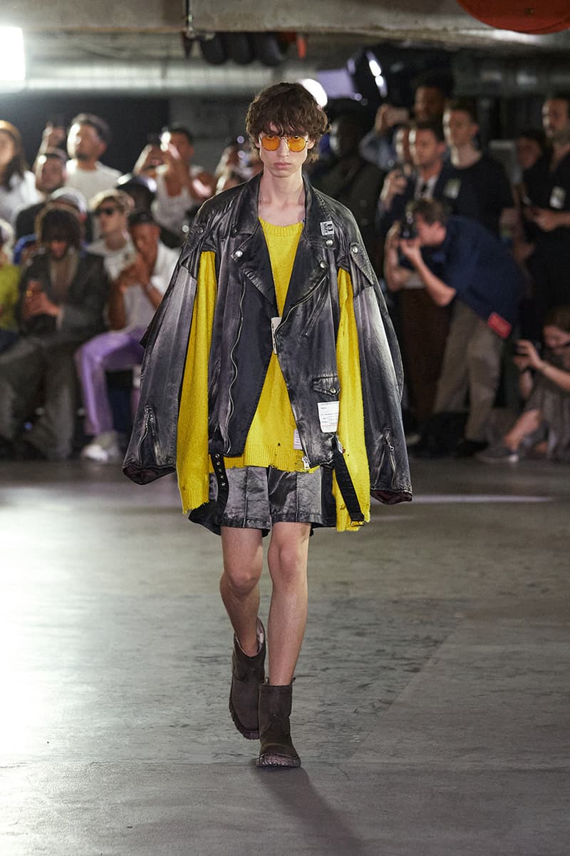 maison mihara yasuhiro spring/summer 2024 runway lo-fi music lookbooks paris fashion week 