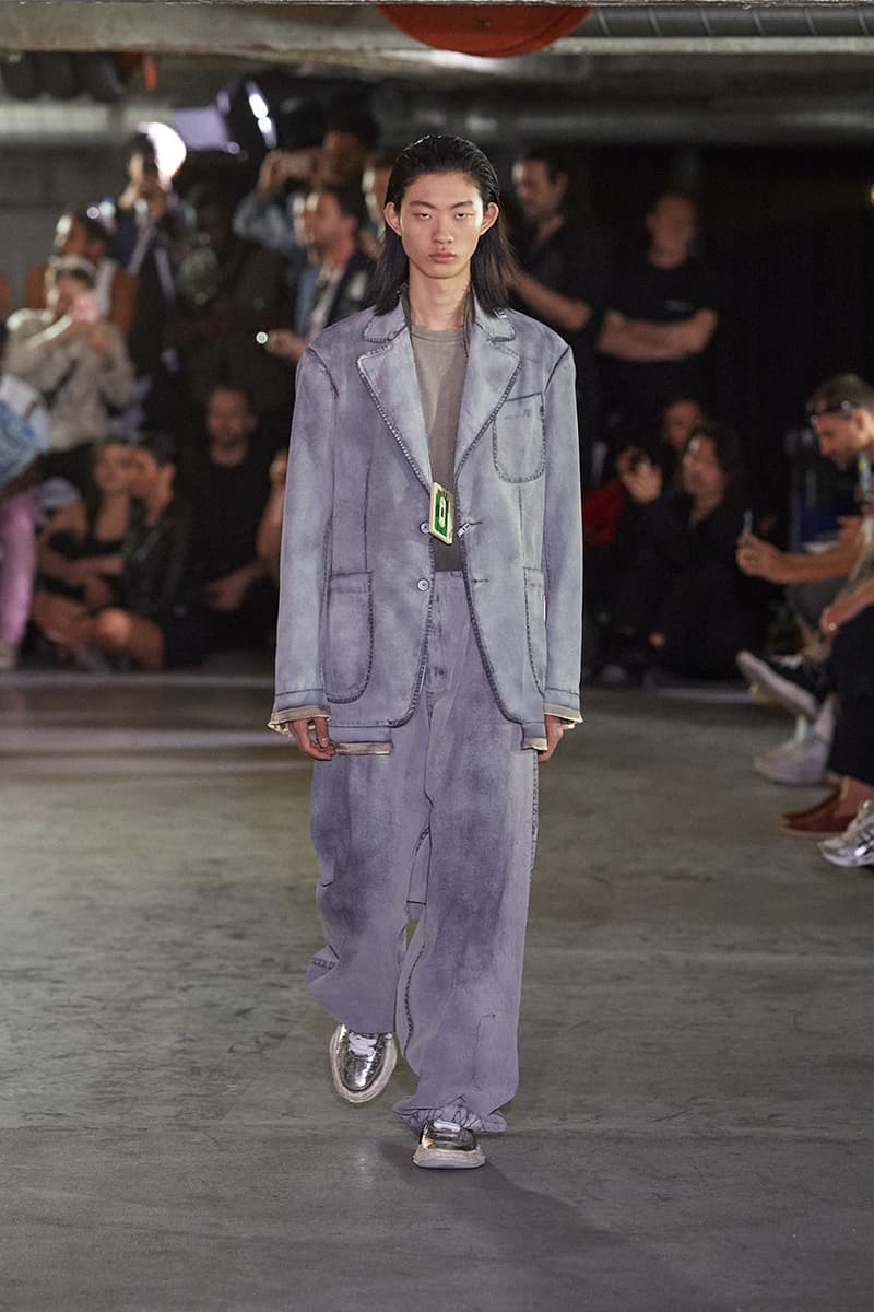 maison mihara yasuhiro spring/summer 2024 runway lo-fi music lookbooks paris fashion week 