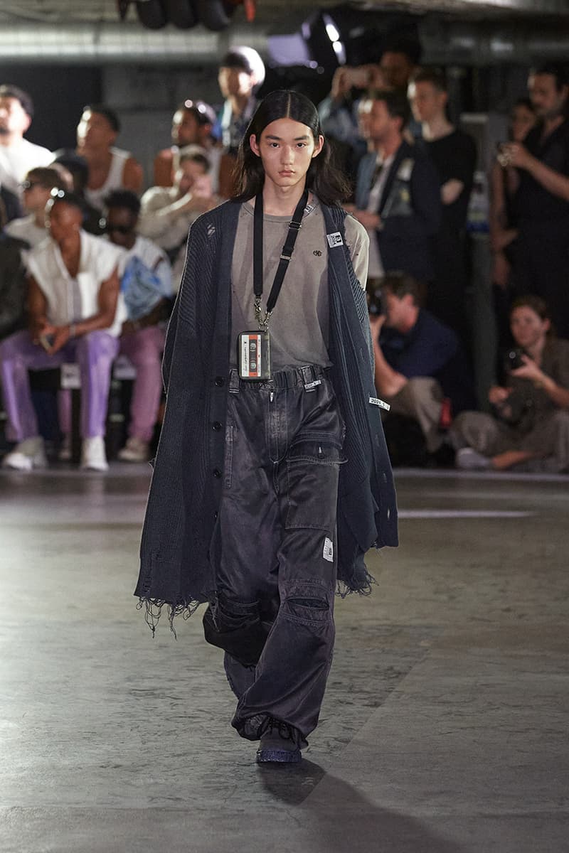 maison mihara yasuhiro spring/summer 2024 runway lo-fi music lookbooks paris fashion week 