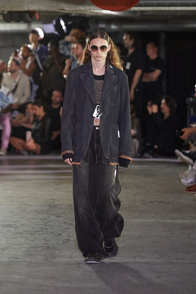 maison mihara yasuhiro spring/summer 2024 runway lo-fi music lookbooks paris fashion week 