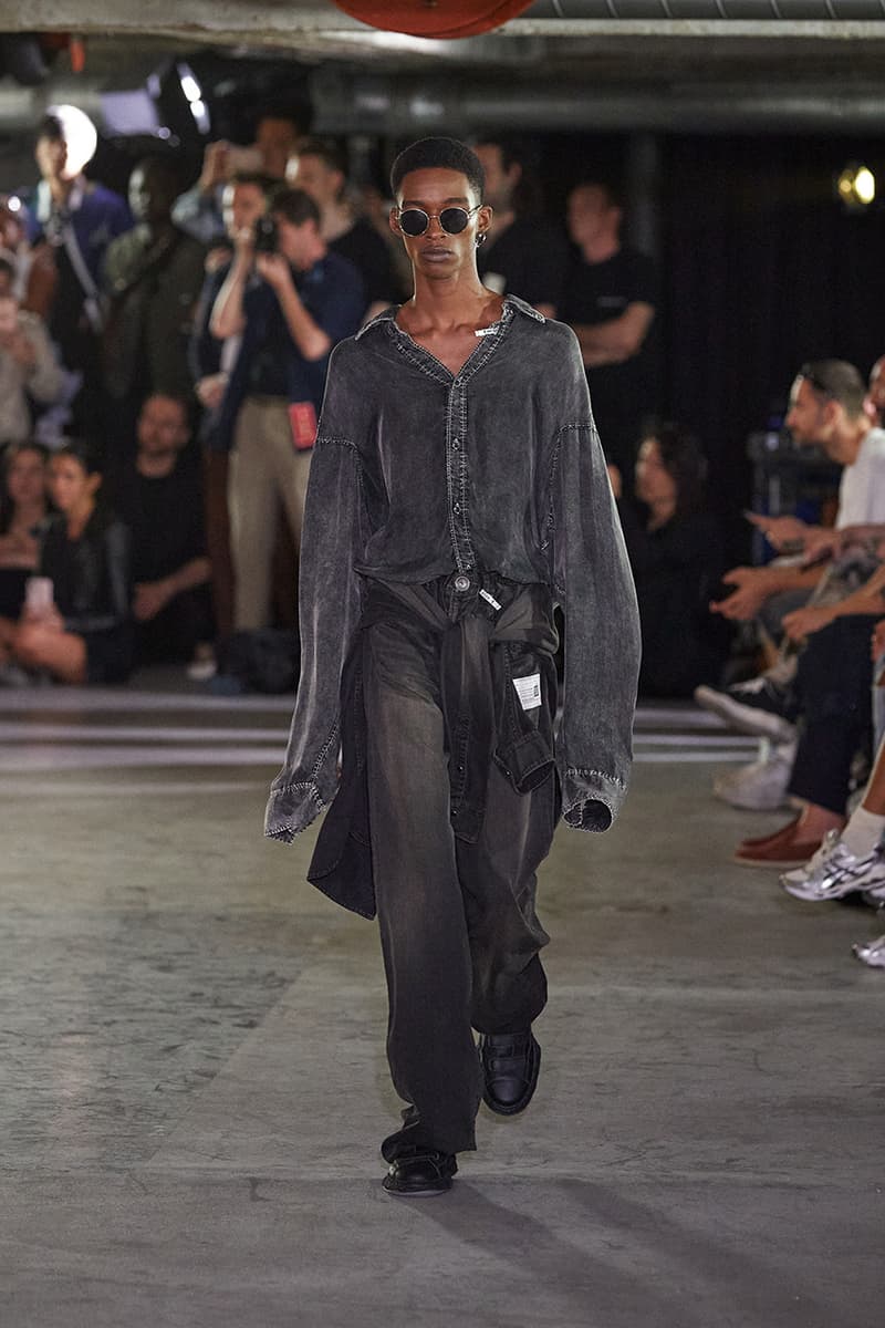 maison mihara yasuhiro spring/summer 2024 runway lo-fi music lookbooks paris fashion week 